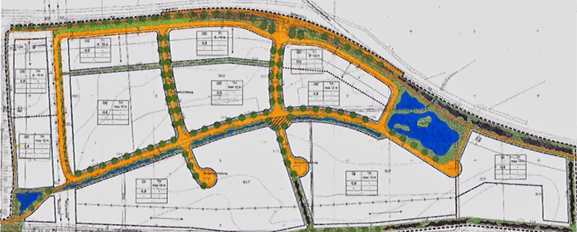 Plan des GEWERBEPARK STEIGERWALD